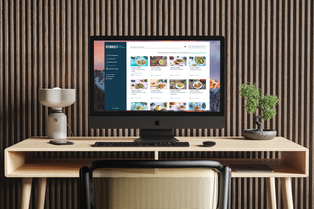 FOK Meal Planner redesign overview